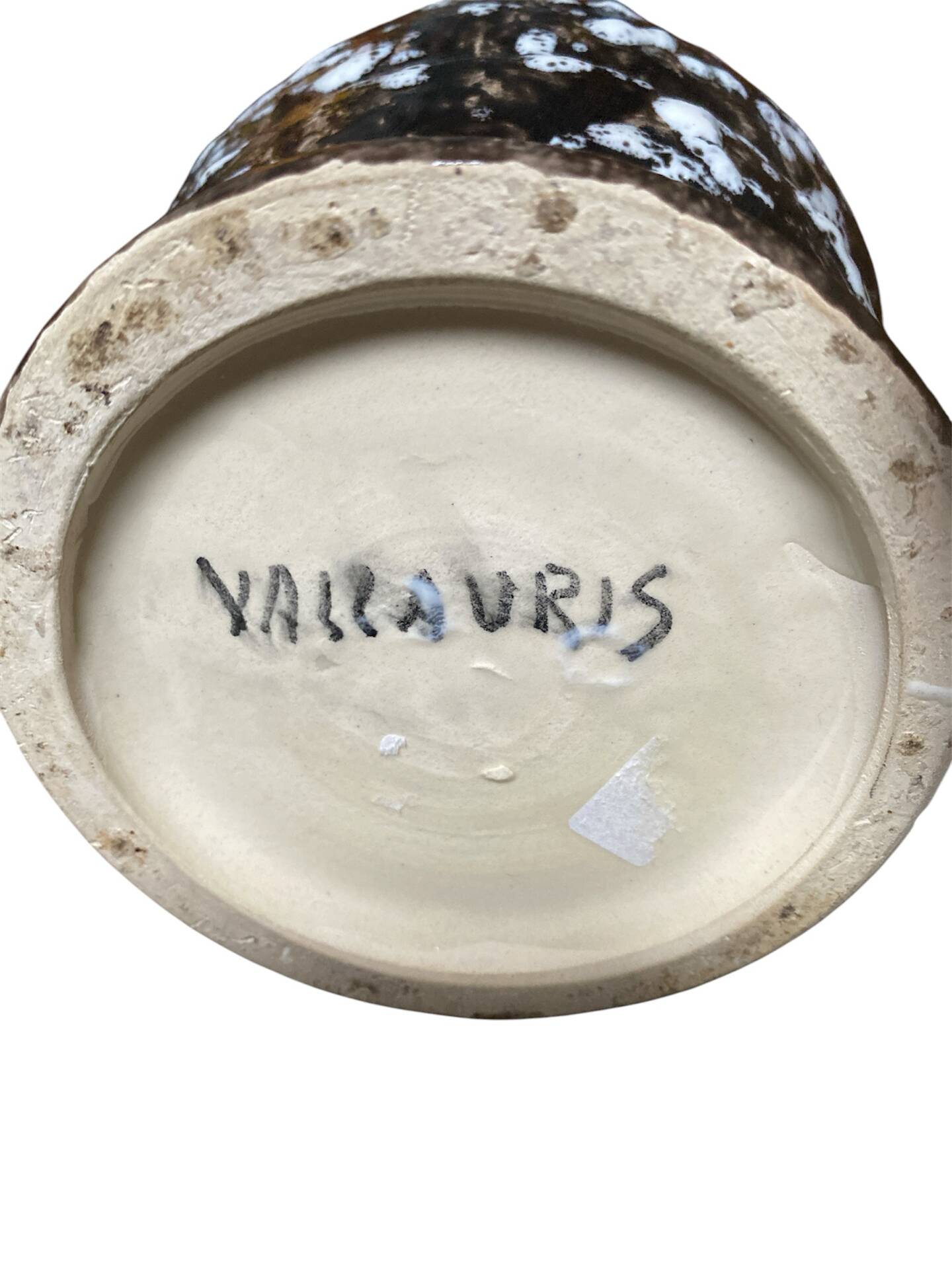 Vintage Pitcher Pic Vallauris 1950s/60s – Sea Foam & Bright Red