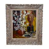Still life with African sculpture