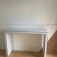 Console tiles mosaic white and black