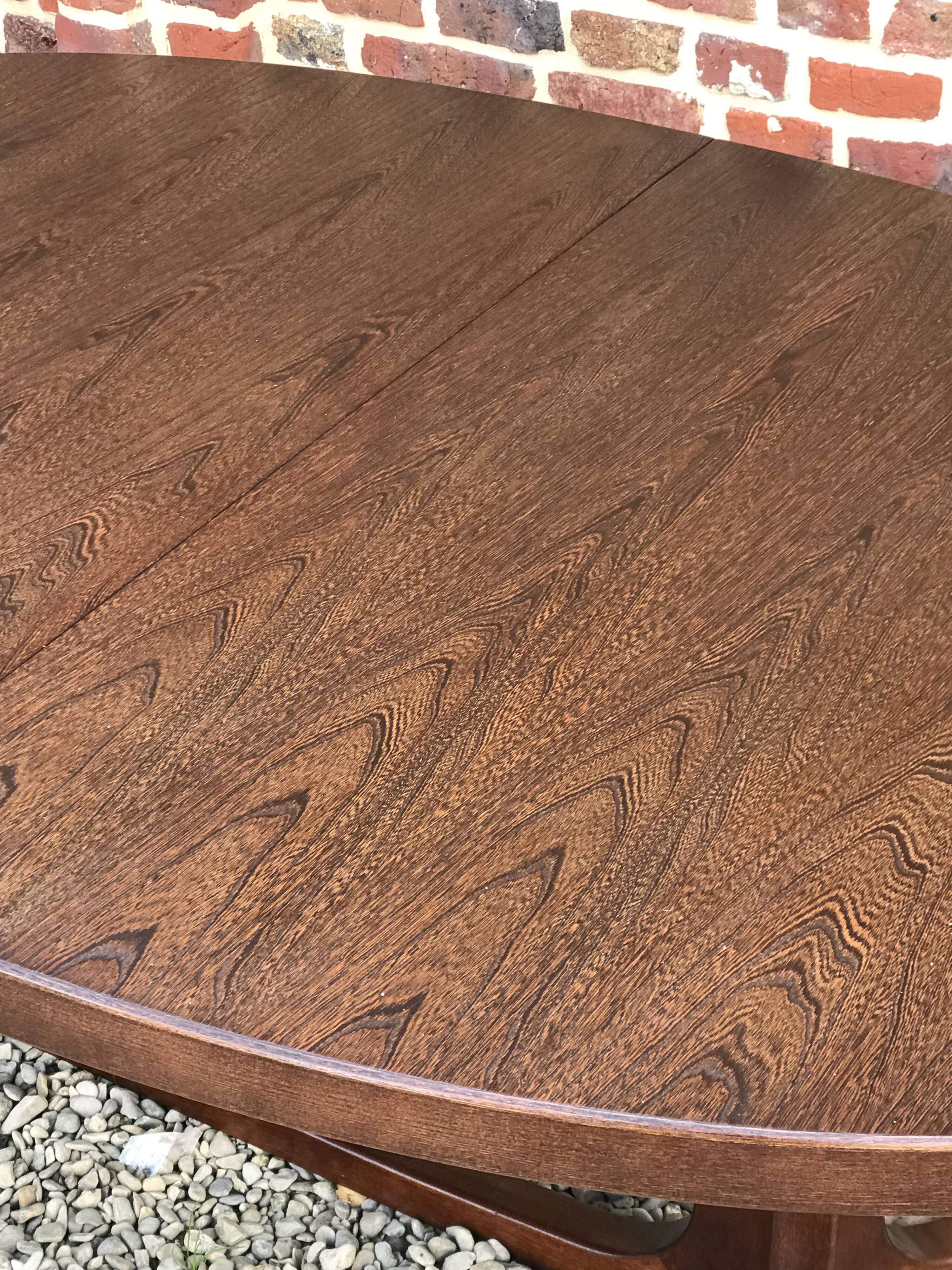 Scandinavian design oval dining table