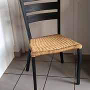 Italian designer rope chair in the Spinetto/Gio Ponti style