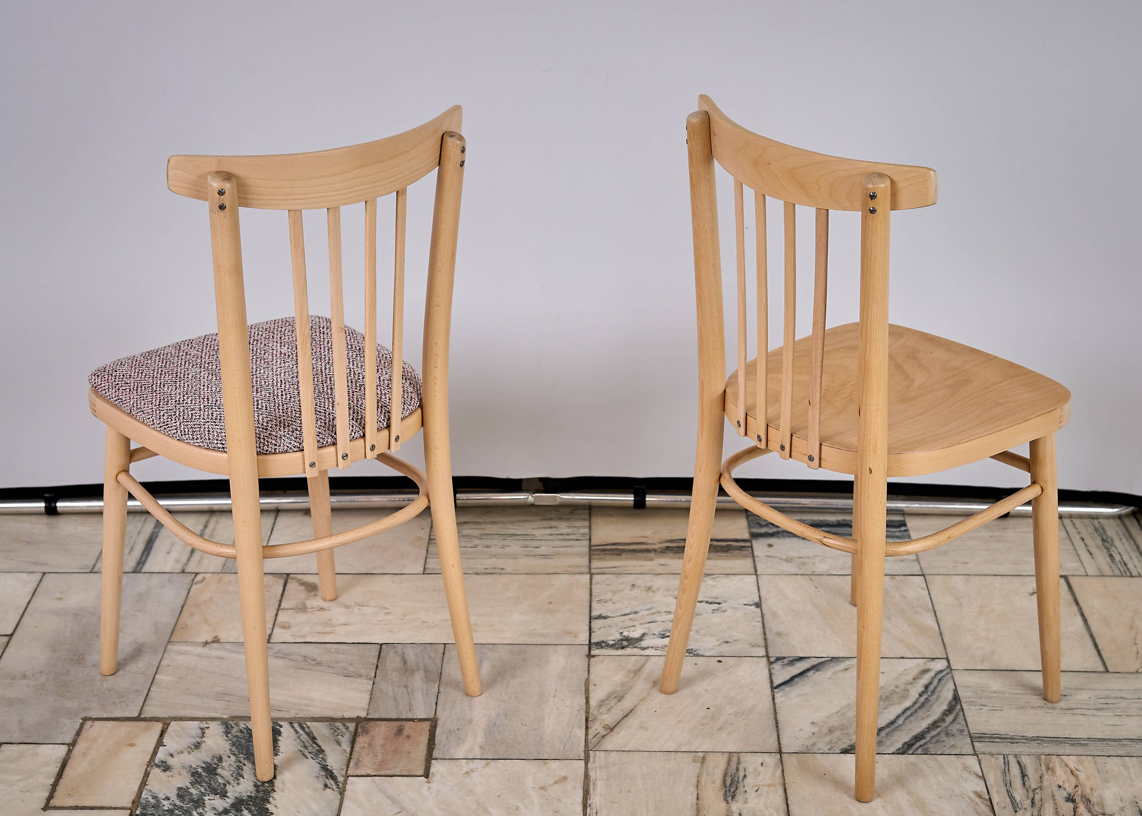 Pair of TON chairs, Czechoslovakia, 1960s, VINTAGE