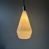 Ancienne suspension vintage en verre 1970