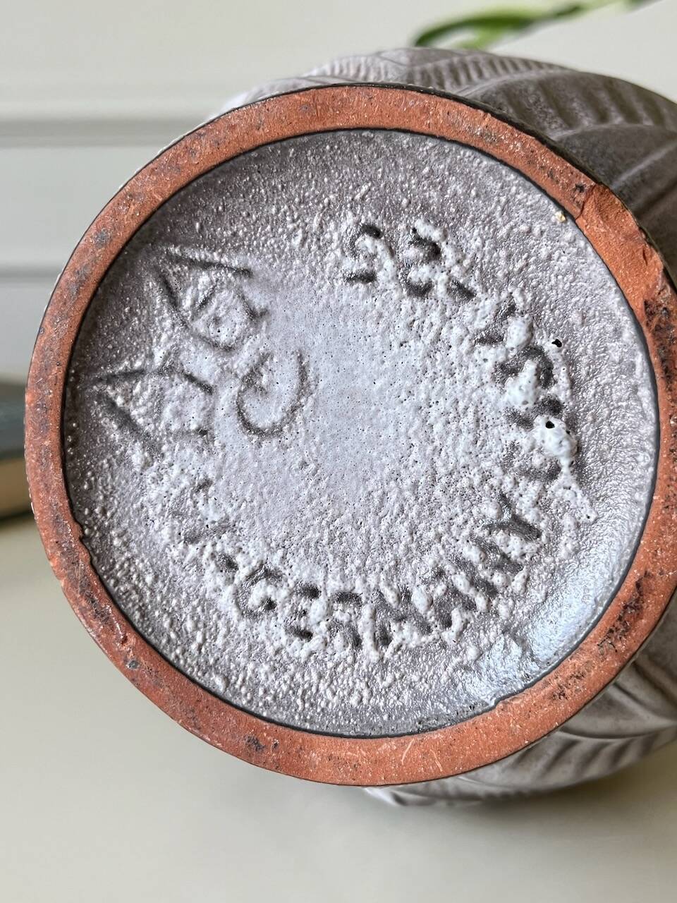 Graphic vase West Germany