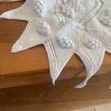 Ancien couvre lit au crochet