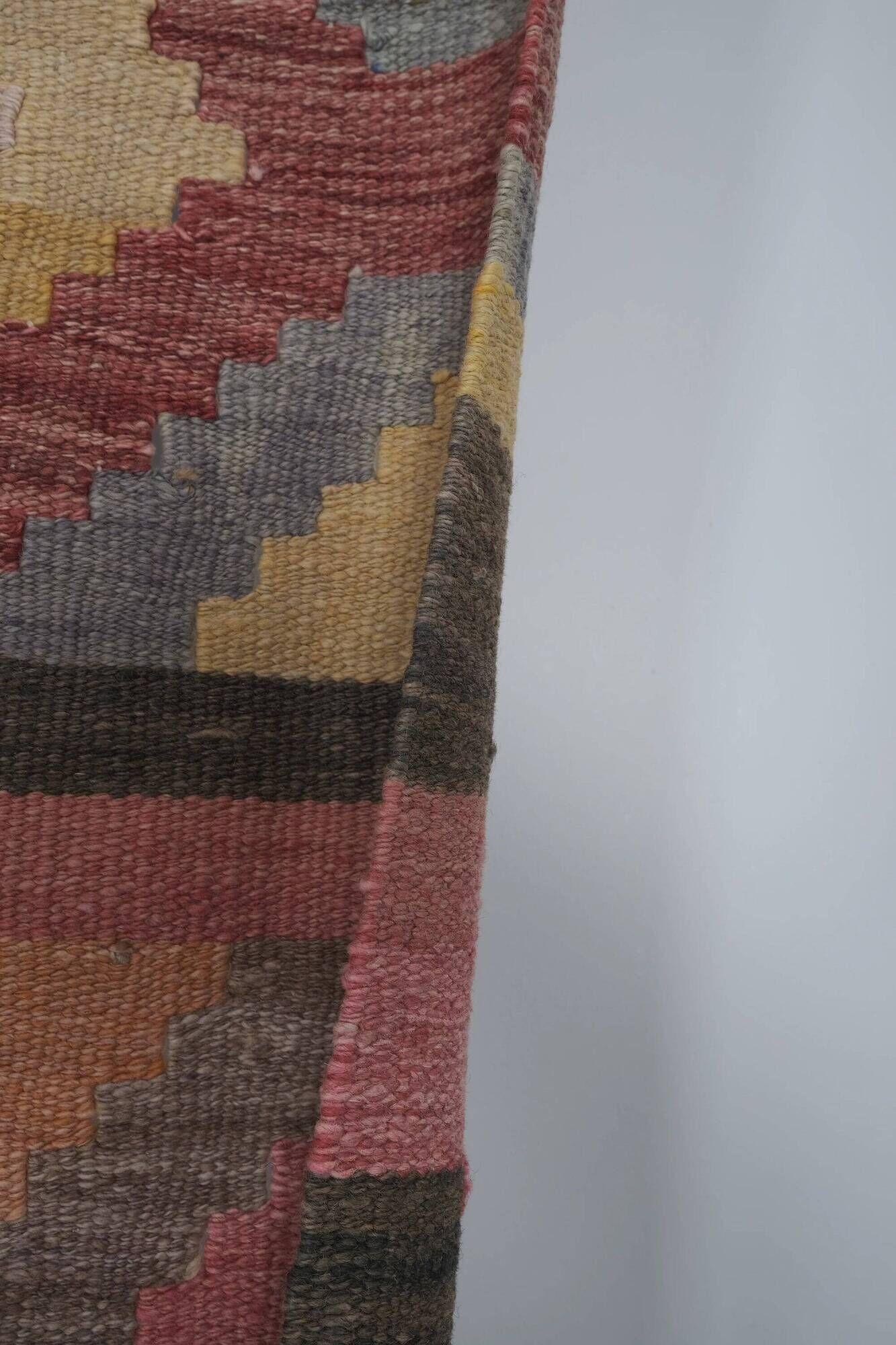 Vintage Turkish hallway rug 77x626 cm
