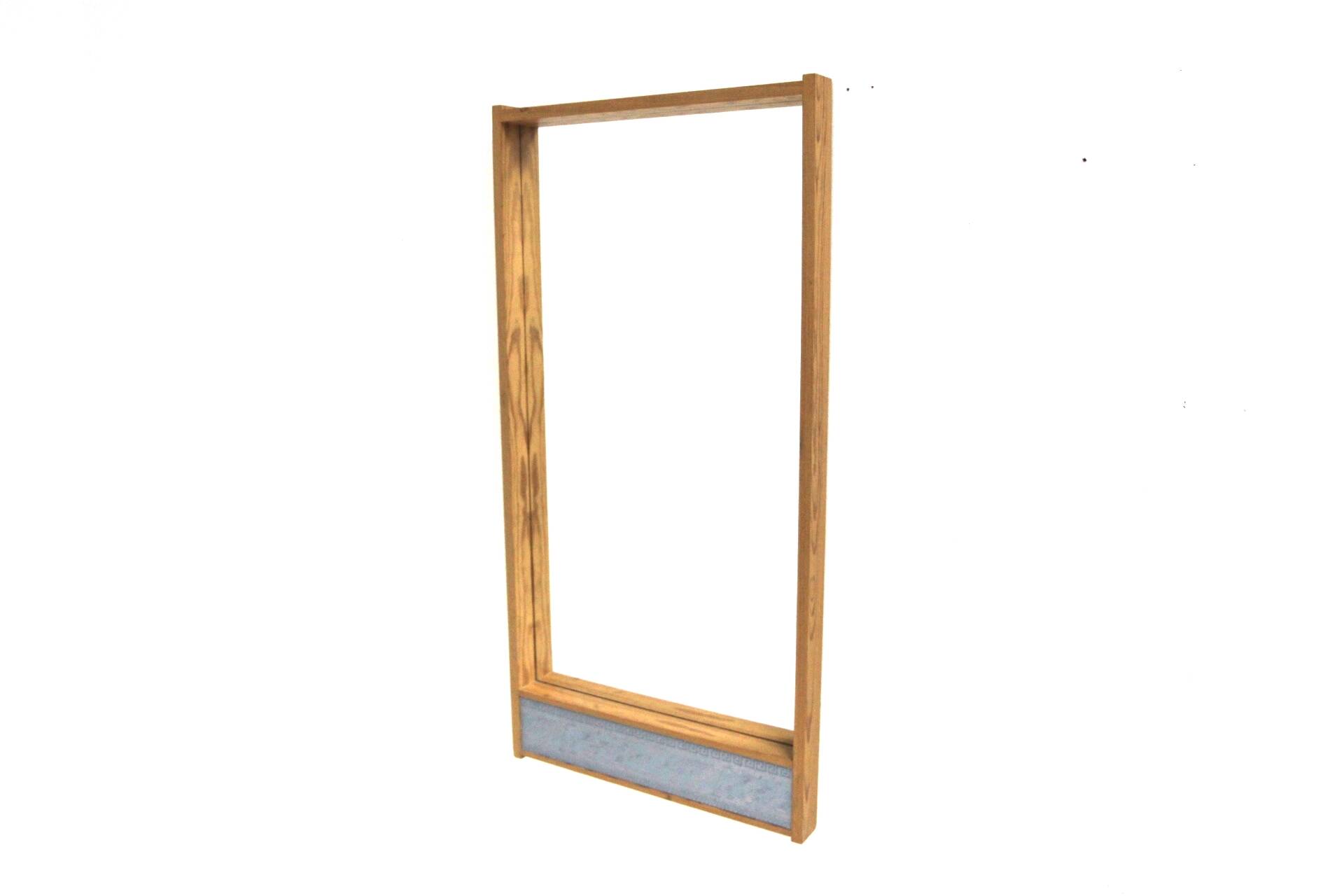 Scandinavian pine mirror, Sweden, 1970, 120cm x 60cm
