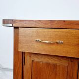 Buffet billot meuble de métier ancien