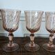 4 large Rosaline glasses