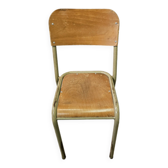 Chaise d'école 1960