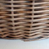 Vintage wicker oval basket