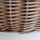 Vintage wicker oval basket