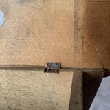 Rustic solid wood footrest