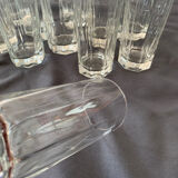 11 grands verres apéritifs / soda  14,5cm