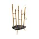 Support de plante Mid-Century Modern – Europe, années 1960-1970, bambou et artistique