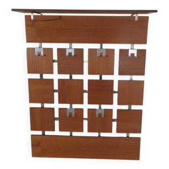 Mid-Century Wardrobe with Hat and Coat Rack, 1960s