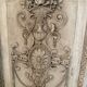 Antique carved wood panelling – Louis XVI style – Floral decoration