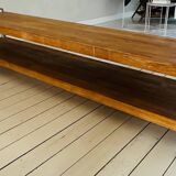 Table basse en  bois et acier