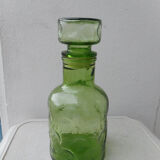 Vintage molded glass decanter