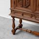 Vintage carved wood sideboard – original period piece