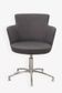 Vintage swivel armchair in gray fabric by axelson for garnas 2014 sweden