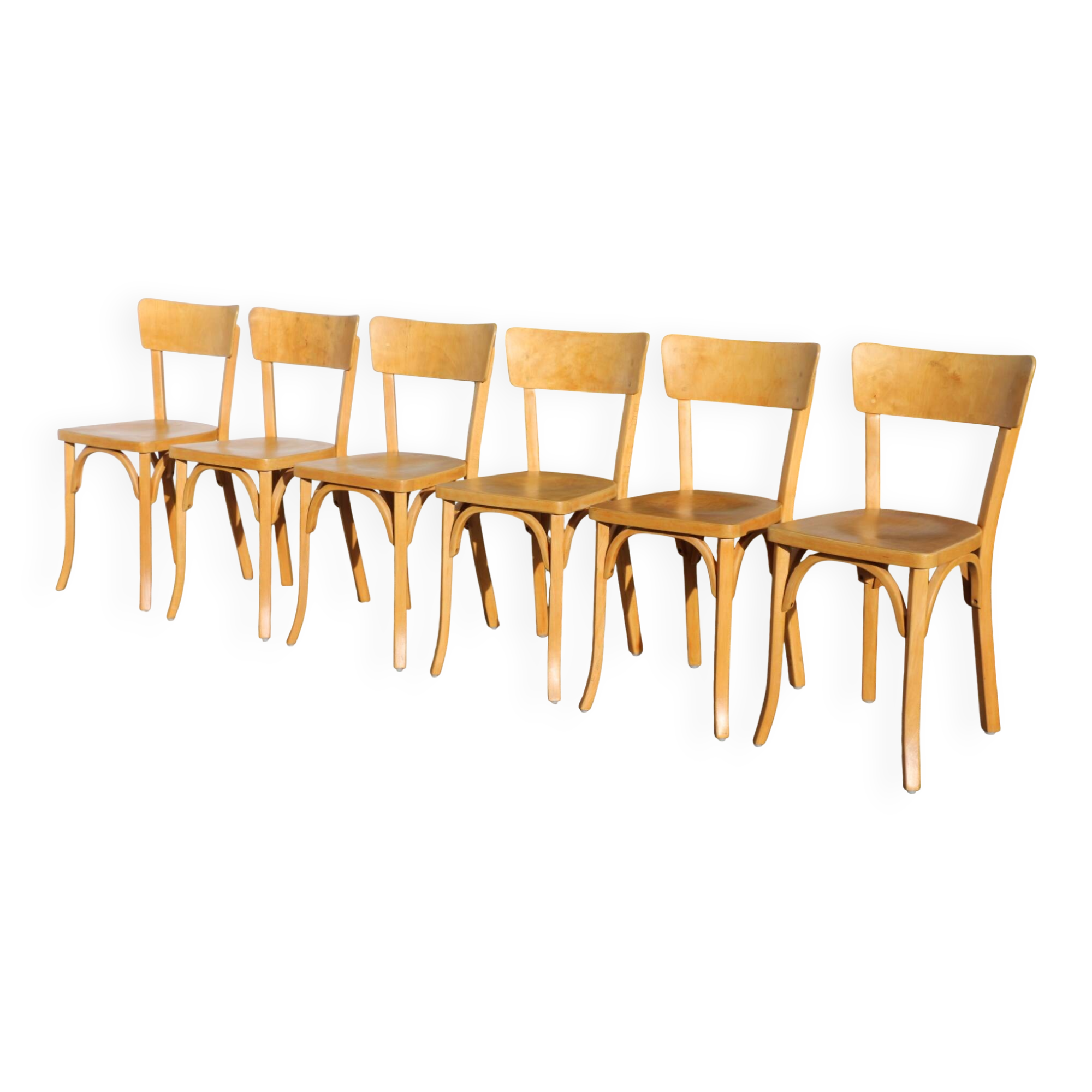 Set of 6 Baumann chairs No. 24
