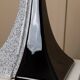 Black and White Ceramic Lamp - Handmade in Italy, Memphis Style Modern Bedside Light