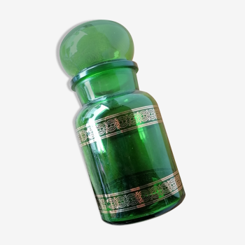 Airtight glass apothecary jar 60s.