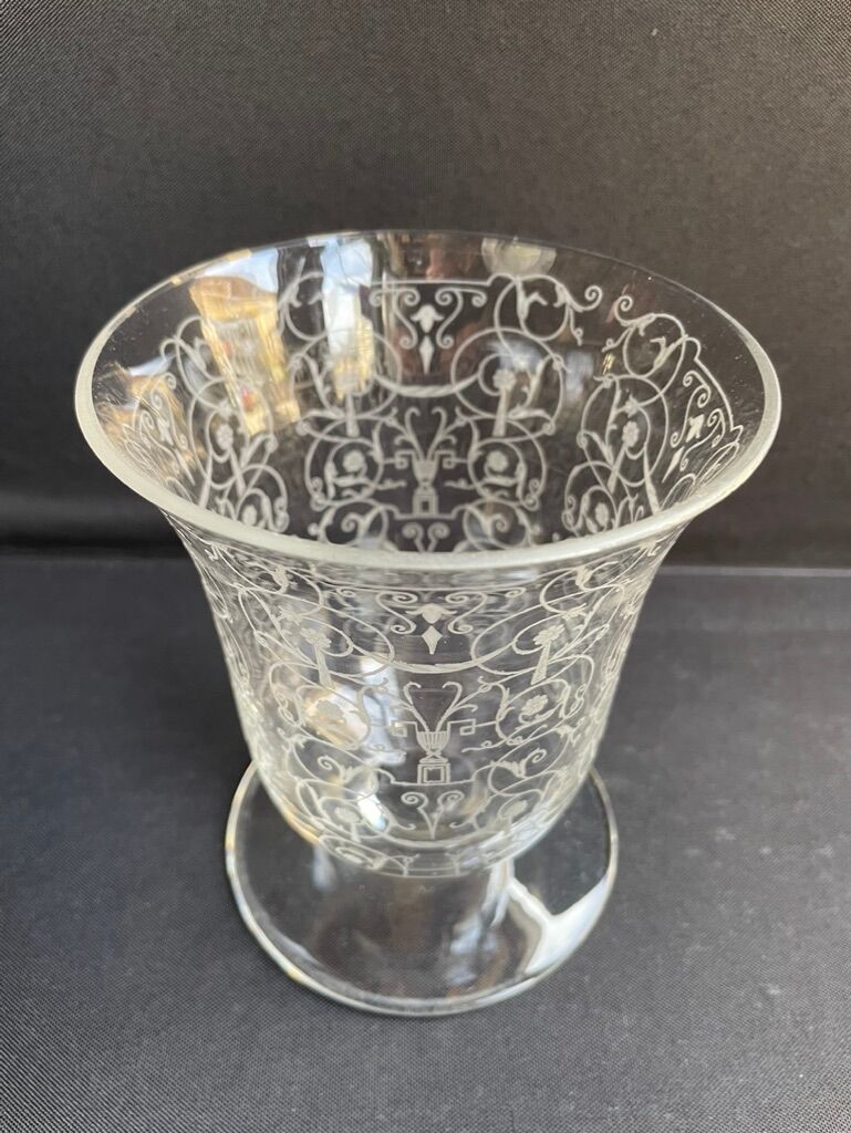Baccarat vase Michelangelo stamped