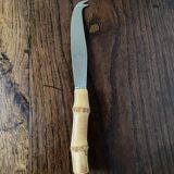 Bamboo handle cheese knife