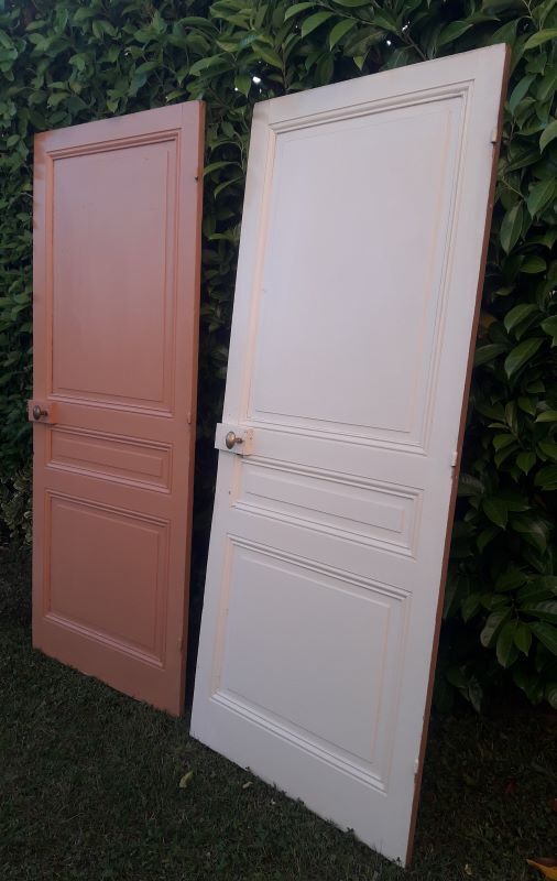 Communication door 199,2x82,8cm old molded