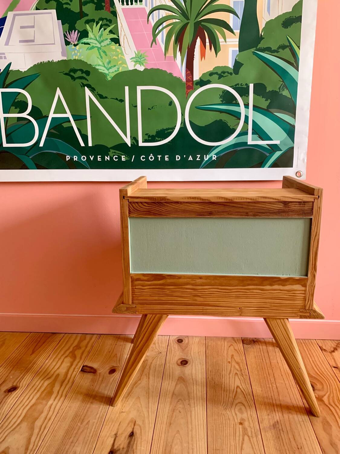 Vintage bedside table