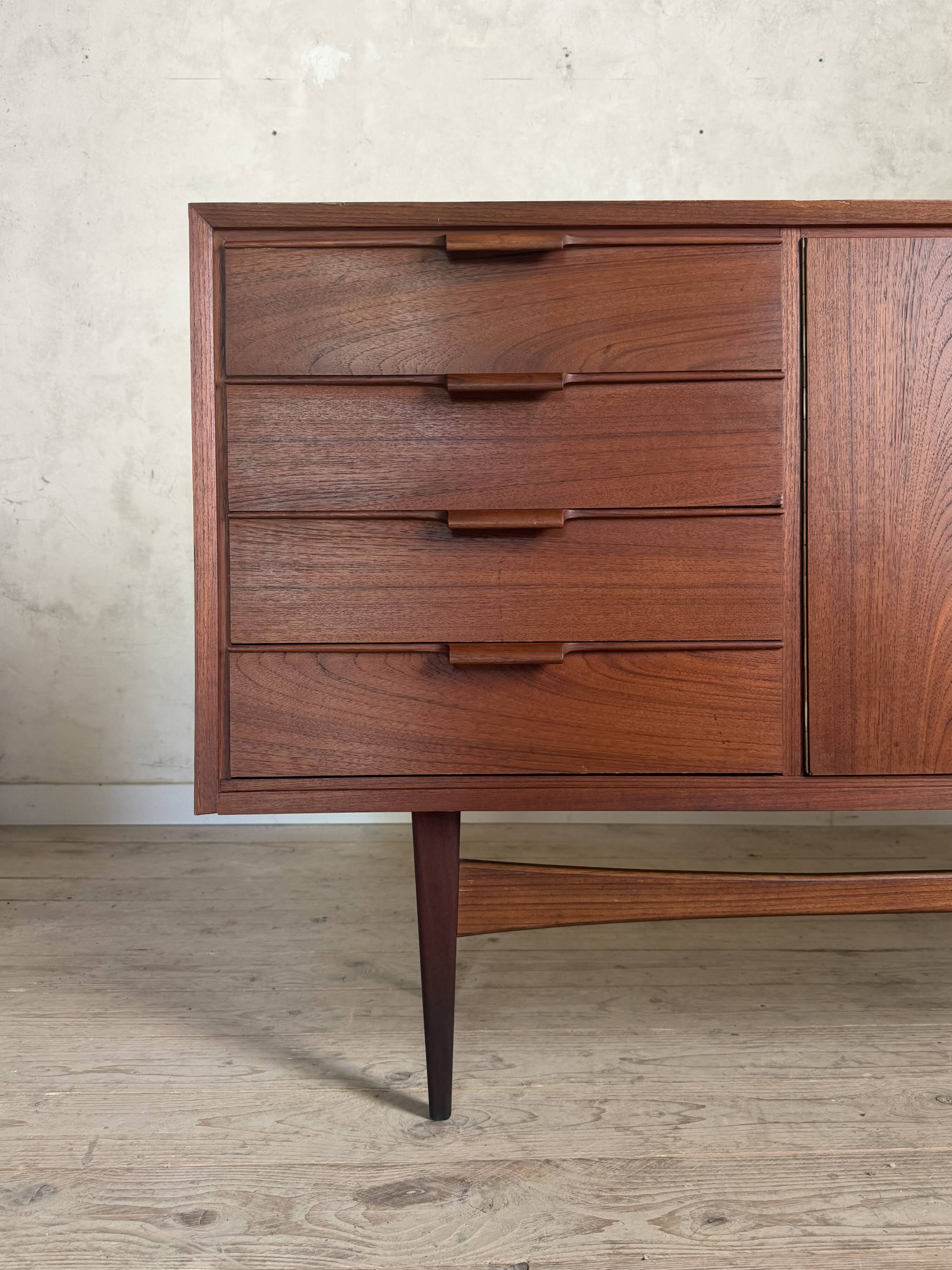 Vintage Scandinavian teak sideboard, 1960s