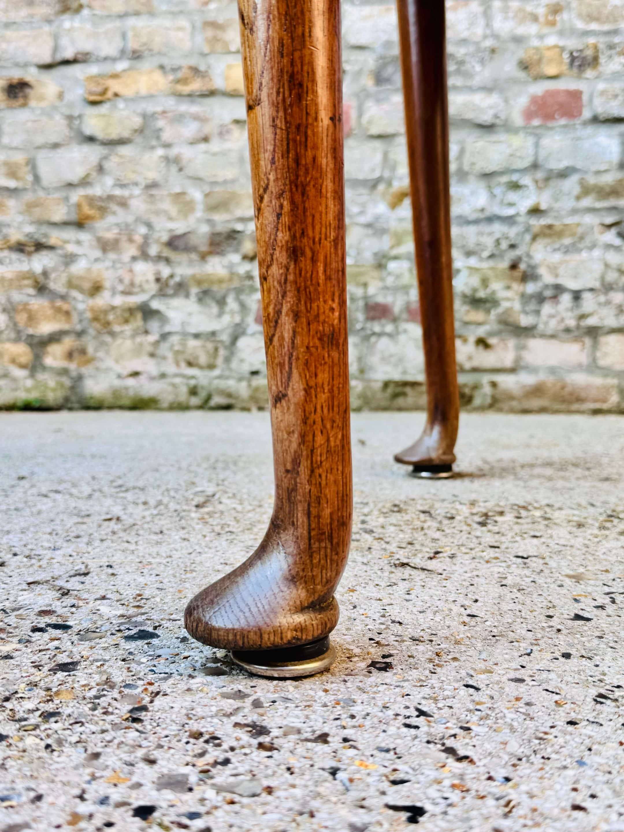 1900 George III solid oak table