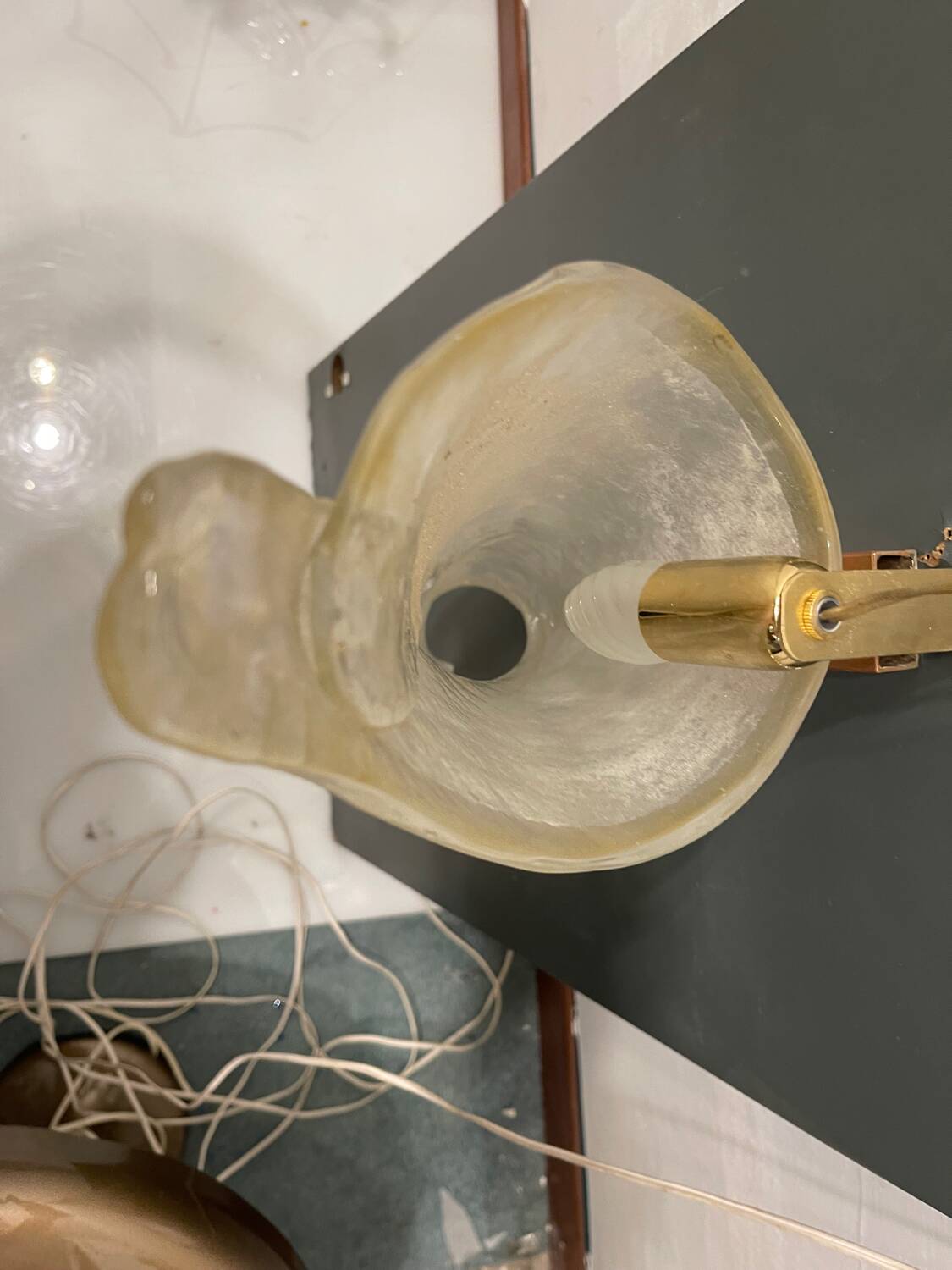 Large Murano Glass Sconces Set of 2