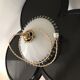 Old white opaline suspension and brass N°10
