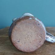 Stoneware pitcher from Berry signed Les Poteries de la Vallée Noire.