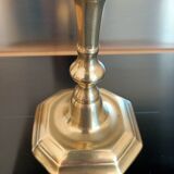 Gilded bronze candle holder
