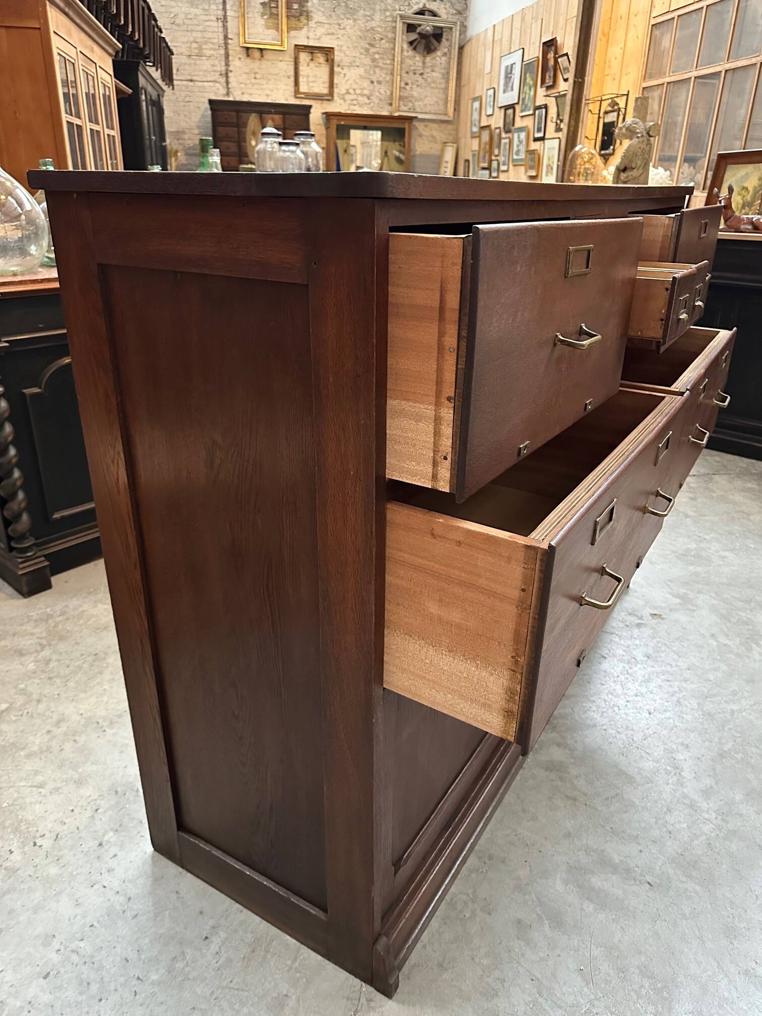 Oak workshop furniture