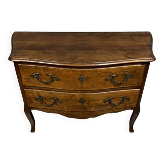 Louis XV style solid wood chest of drawers circa 1880