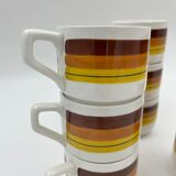 Set of ceramic cups Moulin des loups