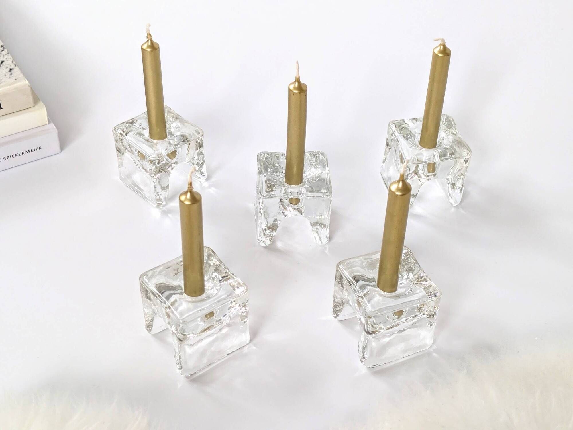 Set of 5 Candle Holders | "Ri-Jalka" Juhava Finland | 1960s