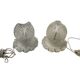 Murano Glass Table Lamps Set of 2 1940’s