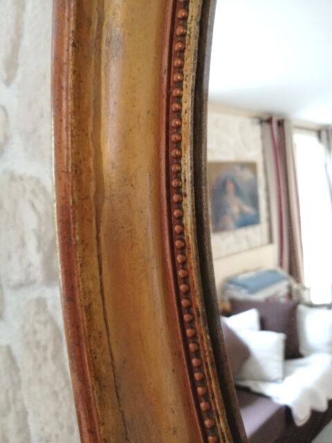 Miroir ancien ovale 68x79cm