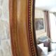 Miroir ancien ovale 68x79cm