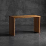 Hand-carved oak console table, France, early 21st century