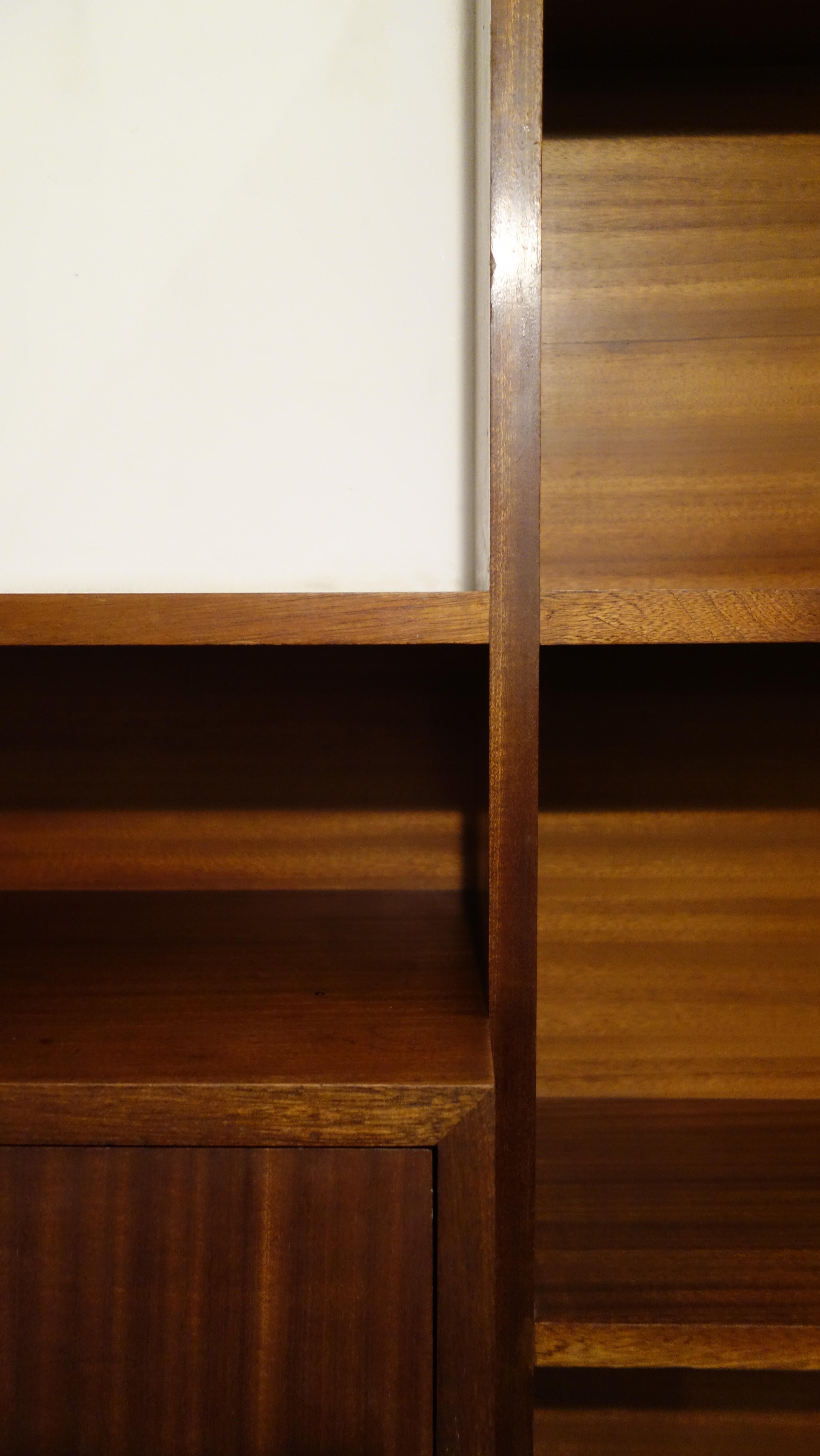 Wall Secretary, office, library.1960 teak