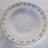 Plat rond creux Limoges Guy Degrenne modèle corynthe
