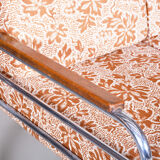 Vichr a Spol Century Sofa - 1930s Czechia - Beech and chrome