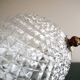Chiseled glass chandelier